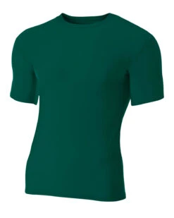 Adult Polyester Spandex Short Sleeve Compression T-Shirt -Jiffyshirts Sales Store b4e61fbfe78185