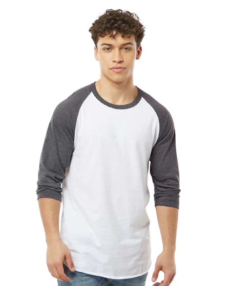 Unisex Fine Jersey Raglan Tee 7 Unisex Fine Jersey Raglan Tee - Image 5