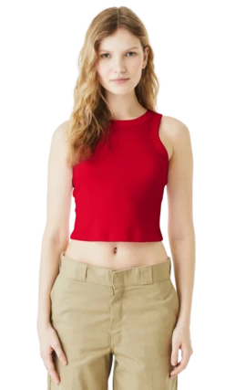 Ladies' Micro Ribbed Racerback Tank