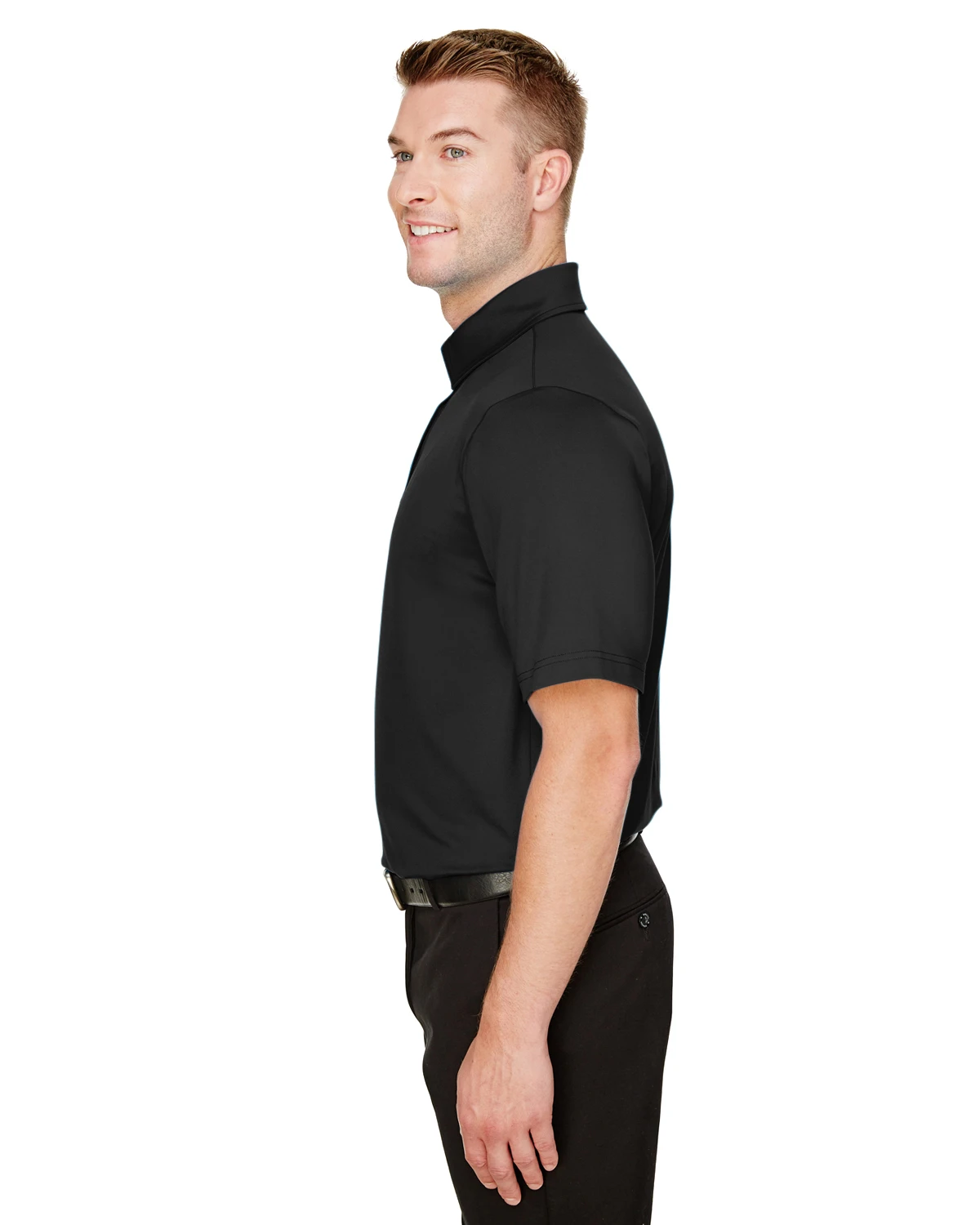 CrownLux Performance™ Men's Range Flex Polo 4 CrownLux Performance™ Men's Range Flex Polo - Image 2