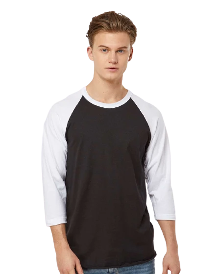 Unisex Fine Jersey Raglan Tee 18 Unisex Fine Jersey Raglan Tee - Image 16