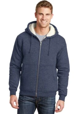 Unisex Heavyweight Sherpa-Lined Hooded Fleece Jacket