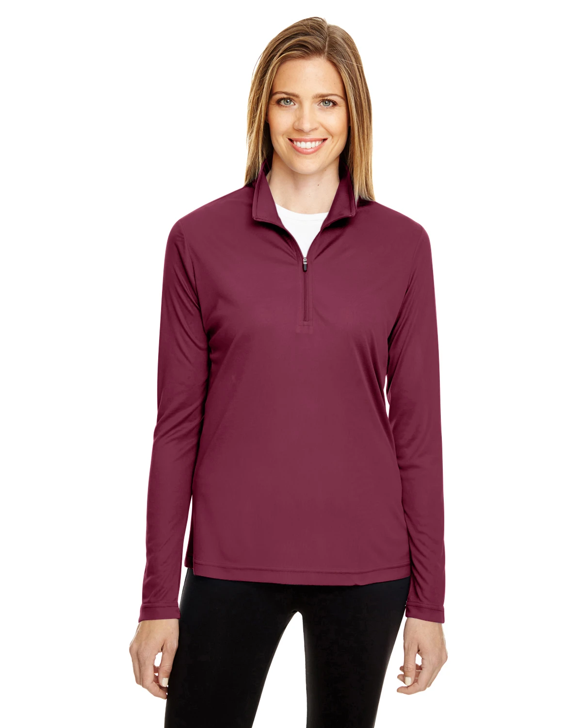 Ladies' Zone Performance Quarter-Zip 11 Ladies' Zone Performance Quarter-Zip - Image 9