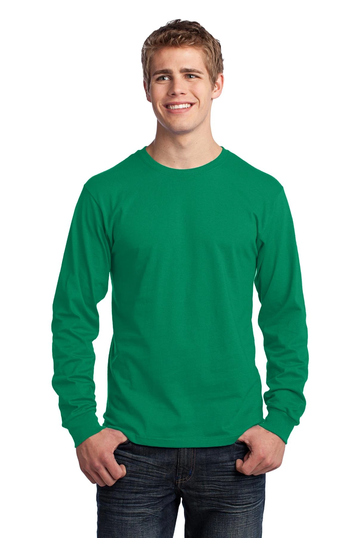 Unisex Long Sleeve Core Cotton Tee 20 Unisex Long Sleeve Core Cotton Tee - Image 18
