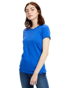 Ladies' Made In USA Short Sleeve Crew T-Shirt -Jiffyshirts Sales Store b8022ff4588aed