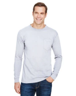 Unisex Union-Made Long-Sleeve Pocket Crew T-Shirt 22 Unisex Union-Made Long-Sleeve Pocket Crew T-Shirt -Jiffyshirts Sales Store b8738afd1f7134