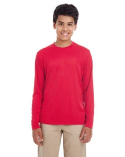 Youth Unisex Cool & Dry Performance Long-Sleeve Top 18 Youth Unisex Cool & Dry Performance Long-Sleeve Top -Jiffyshirts Sales Store b916119346656b