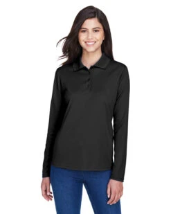 Ladies' Pinnacle Performance Long-Sleeve Piqué Polo