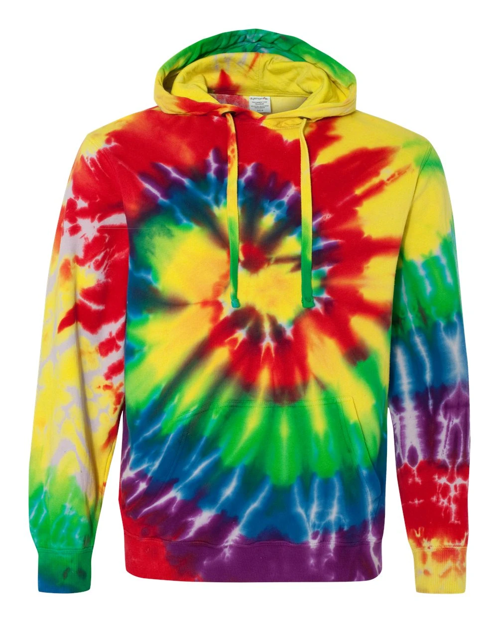 Unisex Multi-Color Spiral Pullover Hooded Sweatshirt 7 Unisex Multi-Color Spiral Pullover Hooded Sweatshirt - Image 5