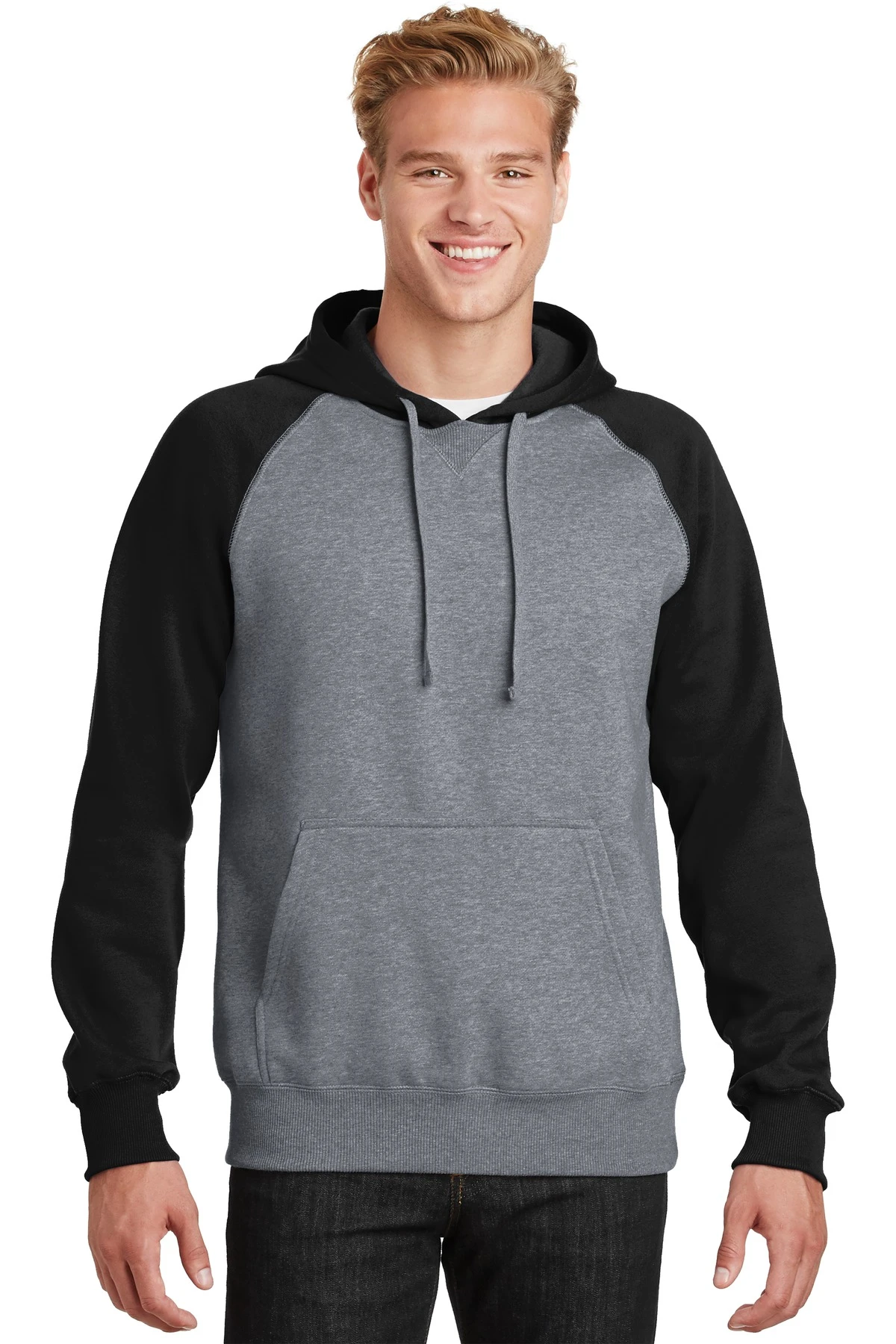 Raglan Colorblock Pullover Hooded Sweatshirt 8 Raglan Colorblock Pullover Hooded Sweatshirt - Image 6