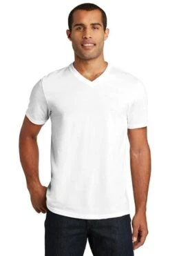 District Unisex Perfect Tri V-Neck Tee -Jiffyshirts Sales Store ba119b32ef7f67