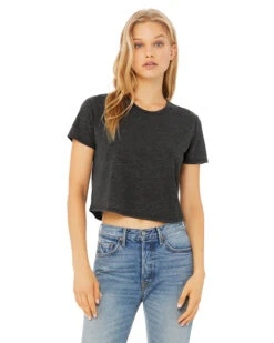 Ladies' Flowy Cropped T-Shirt 20 Ladies' Flowy Cropped T-Shirt -Jiffyshirts Sales Store bb3af9b2951302