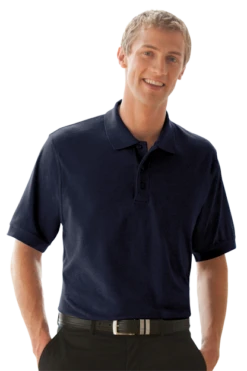 Unisex Soft-Blend Double-Tuck Pique Polo -Jiffyshirts Sales Store bb56c3266196b9