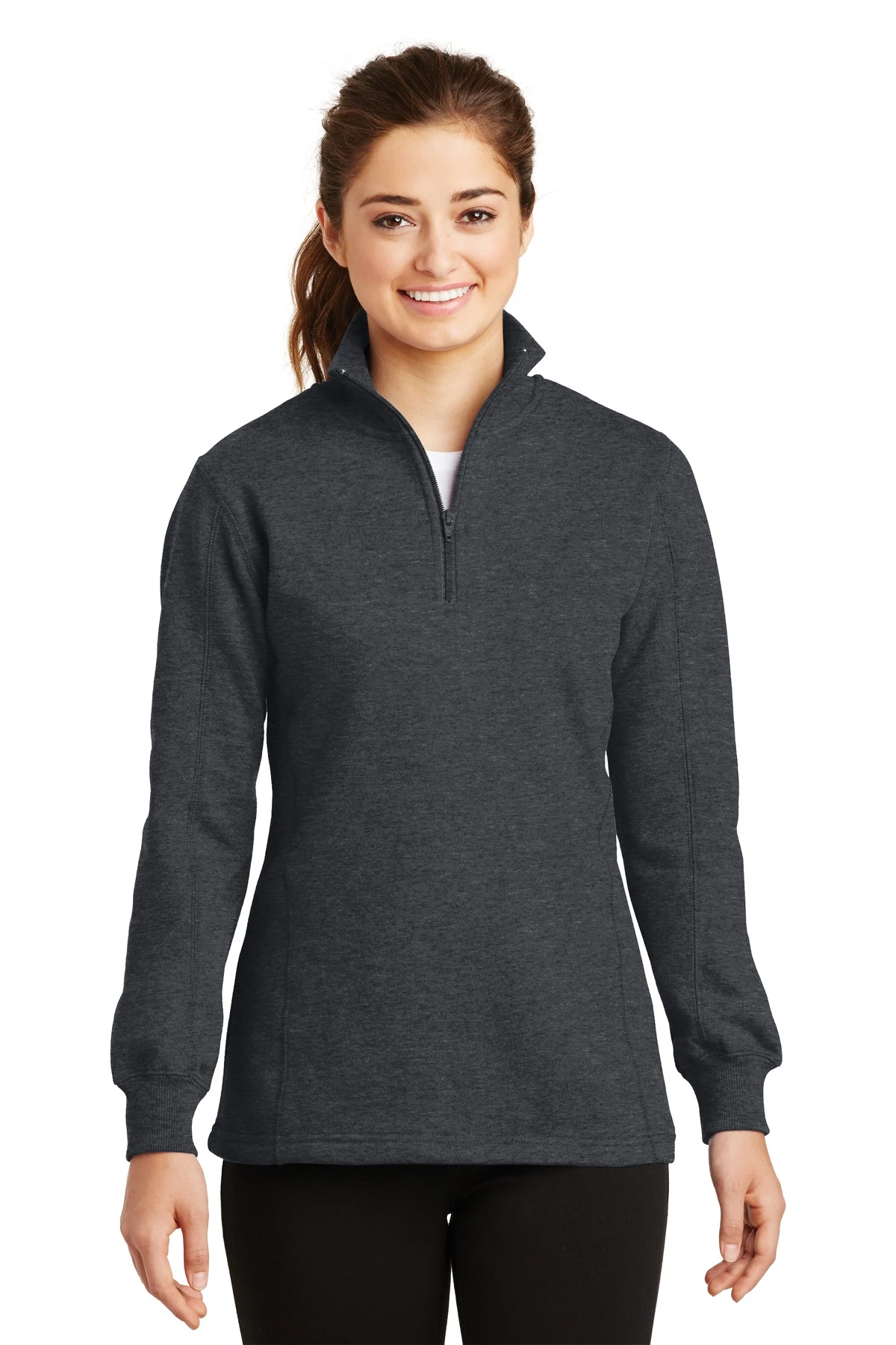 Ladies 1/4-Zip Sweatshirt 3 Ladies 1/4-Zip Sweatshirt