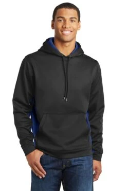 Sport-Wick CamoHex Fleece Colorblock Hooded Pullover -Jiffyshirts Sales Store bbbdb3357485c1