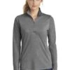Ladies PosiCharge Tri-Blend Wicking 1/4-Zip Pullover -Jiffyshirts Sales Store bbd33b46f93fce