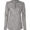 BADGER Women’s Tonal Blend Quarter-Zip Pullover 1 BADGER Women’s Tonal Blend Quarter-Zip Pullover -Jiffyshirts Sales Store bbed0419a2b1a0