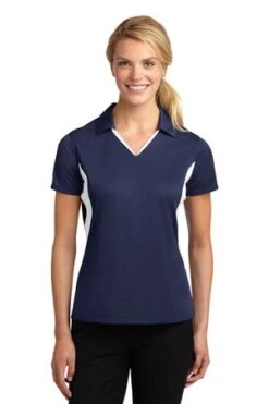 Ladies Side Blocked Micropique Sport-Wick Polo 32 Ladies Side Blocked Micropique Sport-Wick Polo -Jiffyshirts Sales Store bc09c906c176a5