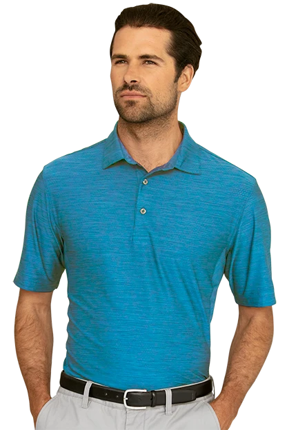 Greg Norman Play Dry® Heather Solid Polo 8 Greg Norman Play Dry® Heather Solid Polo - Image 6