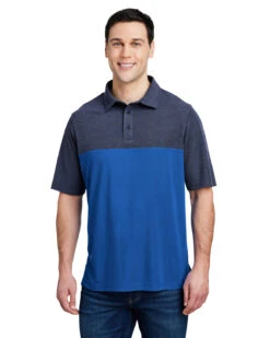 Men's Fusion ChromaSoft Colorblock Polo -Jiffyshirts Sales Store bd693d5bed3467
