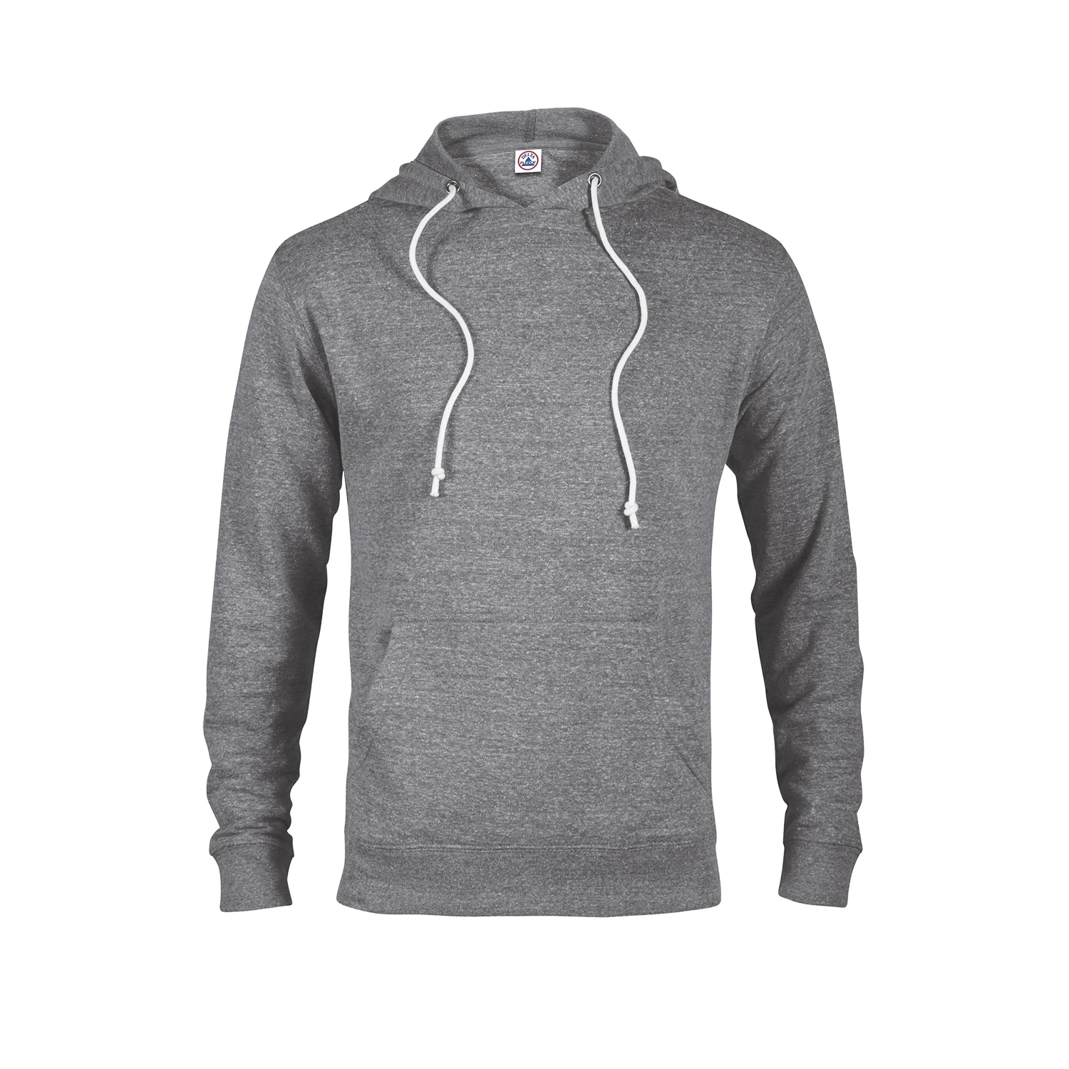 Delta Adult Unisex Snow Heather 7.5 Oz French Terry Hoodie 4 Delta Adult Unisex Snow Heather 7.5 Oz French Terry Hoodie - Image 2