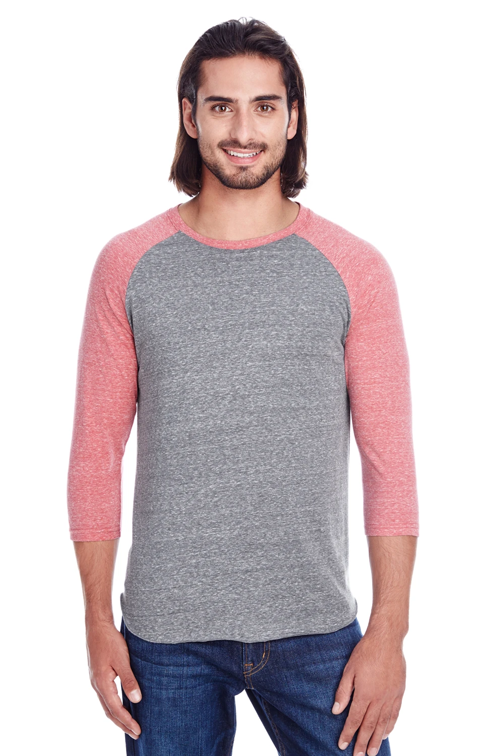 Unisex Triblend 3/4-Sleeve Raglan 9 Unisex Triblend 3/4-Sleeve Raglan - Image 7