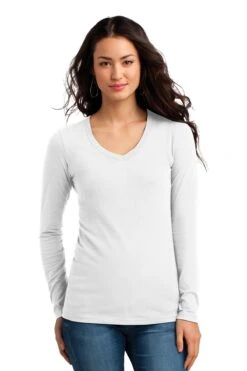 District Ladies' Junior The Concert Tee Long Sleeve V-Neck -Jiffyshirts Sales Store be2c1f71b71c3b