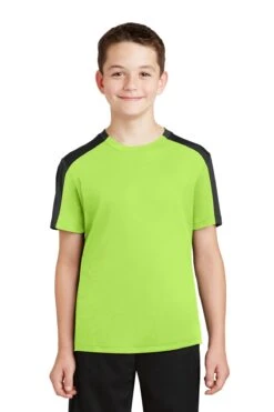 Youth Unisex PosiCharge Competitor Sleeve-Blocked Tee 16 Youth Unisex PosiCharge Competitor Sleeve-Blocked Tee -Jiffyshirts Sales Store bebffa01d24dbe