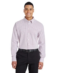 CrownLux Performance™ Men's Micro Windowpane Shirt -Jiffyshirts Sales Store beca7498f7b587