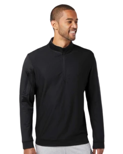 ADIDAS Unisex Performance Texture Quarter-Zip Pullover -Jiffyshirts Sales Store bedd8777677d26