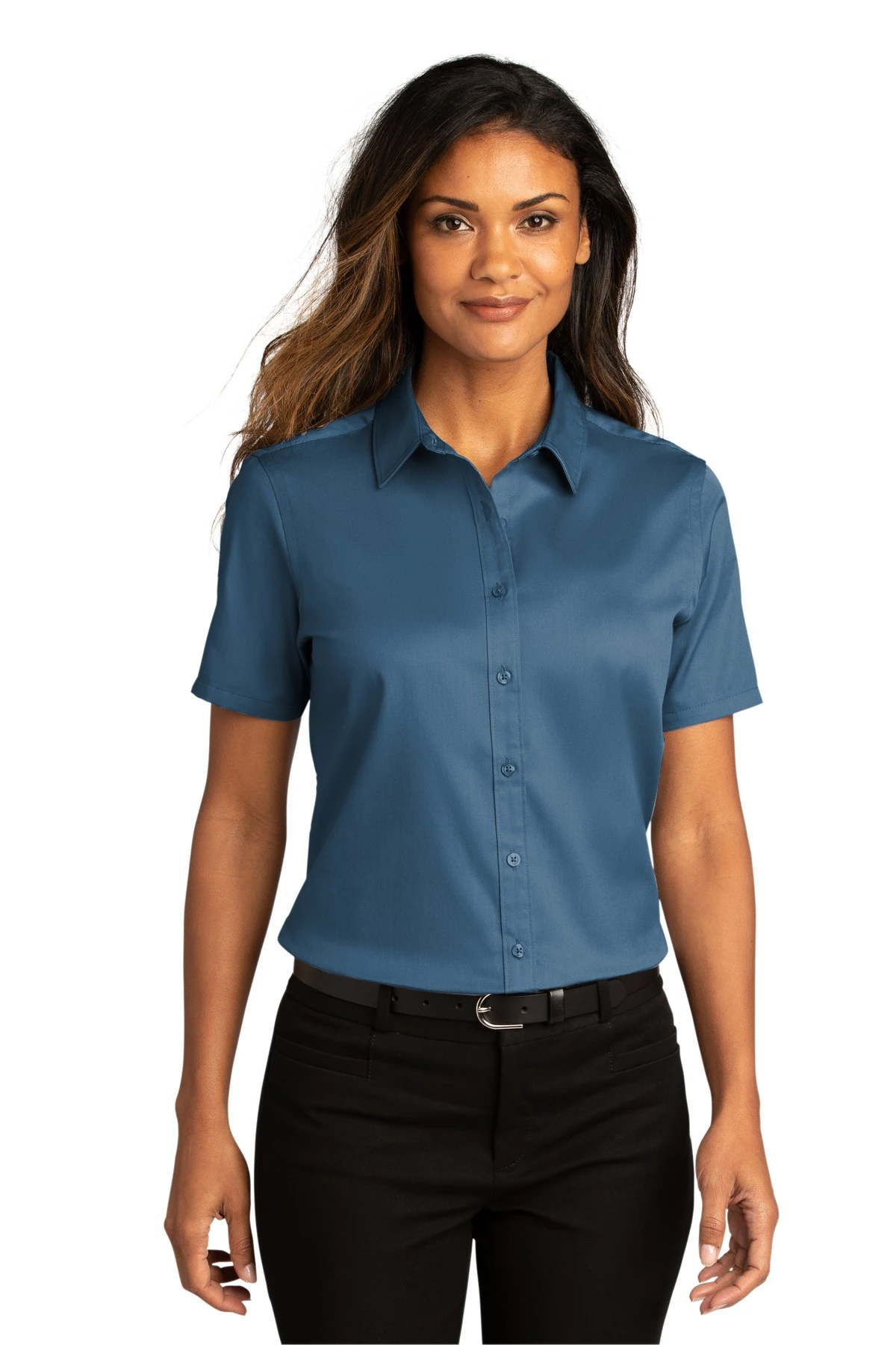 Ladies Short Sleeve SuperPro React ™ Twill Shirt 19 Ladies Short Sleeve SuperPro React ™ Twill Shirt - Image 17