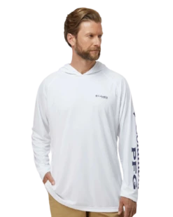 Columbia Unisex PFG Terminal™ Tackle Hooded Long Sleeve T-Shirt