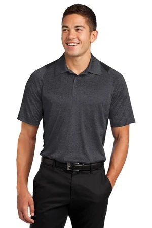 Men's Heather Colorblock Contender Polo 8 Men's Heather Colorblock Contender Polo - Image 6