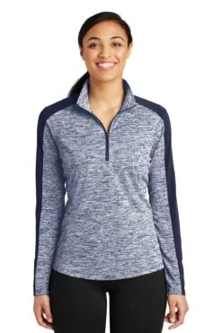 Ladies PosiCharge Electric Heather Colorblock 1/4-Zip Pullover 17 Ladies PosiCharge Electric Heather Colorblock 1/4-Zip Pullover -Jiffyshirts Sales Store c11413c4f40d25