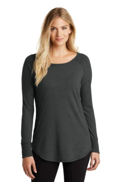 District Ladies' Perfect Tri Long Sleeve Tunic Tee