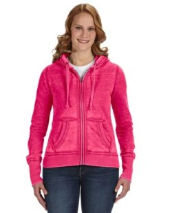 Ladies' Zen Full-Zip Fleece Hood 15 Ladies' Zen Full-Zip Fleece Hood -Jiffyshirts Sales Store c167ca197ebbce