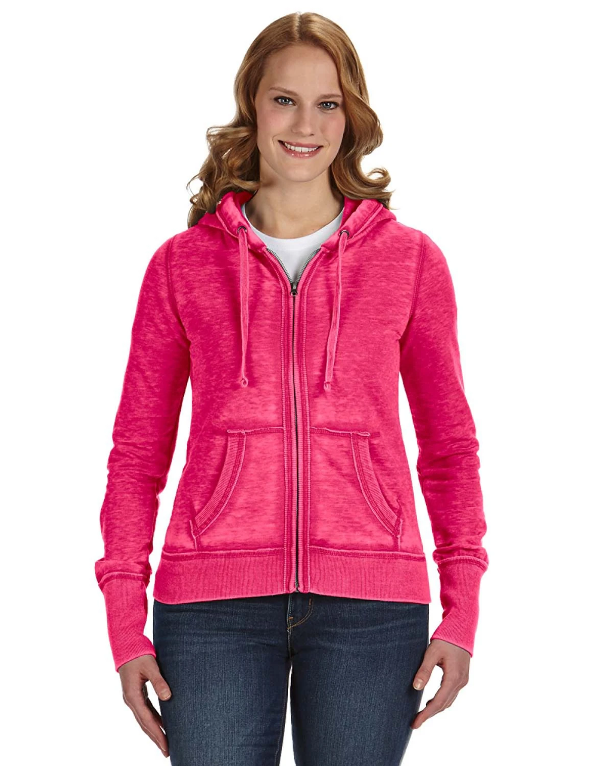 Ladies' Zen Full-Zip Fleece Hood 8 Ladies' Zen Full-Zip Fleece Hood - Image 6