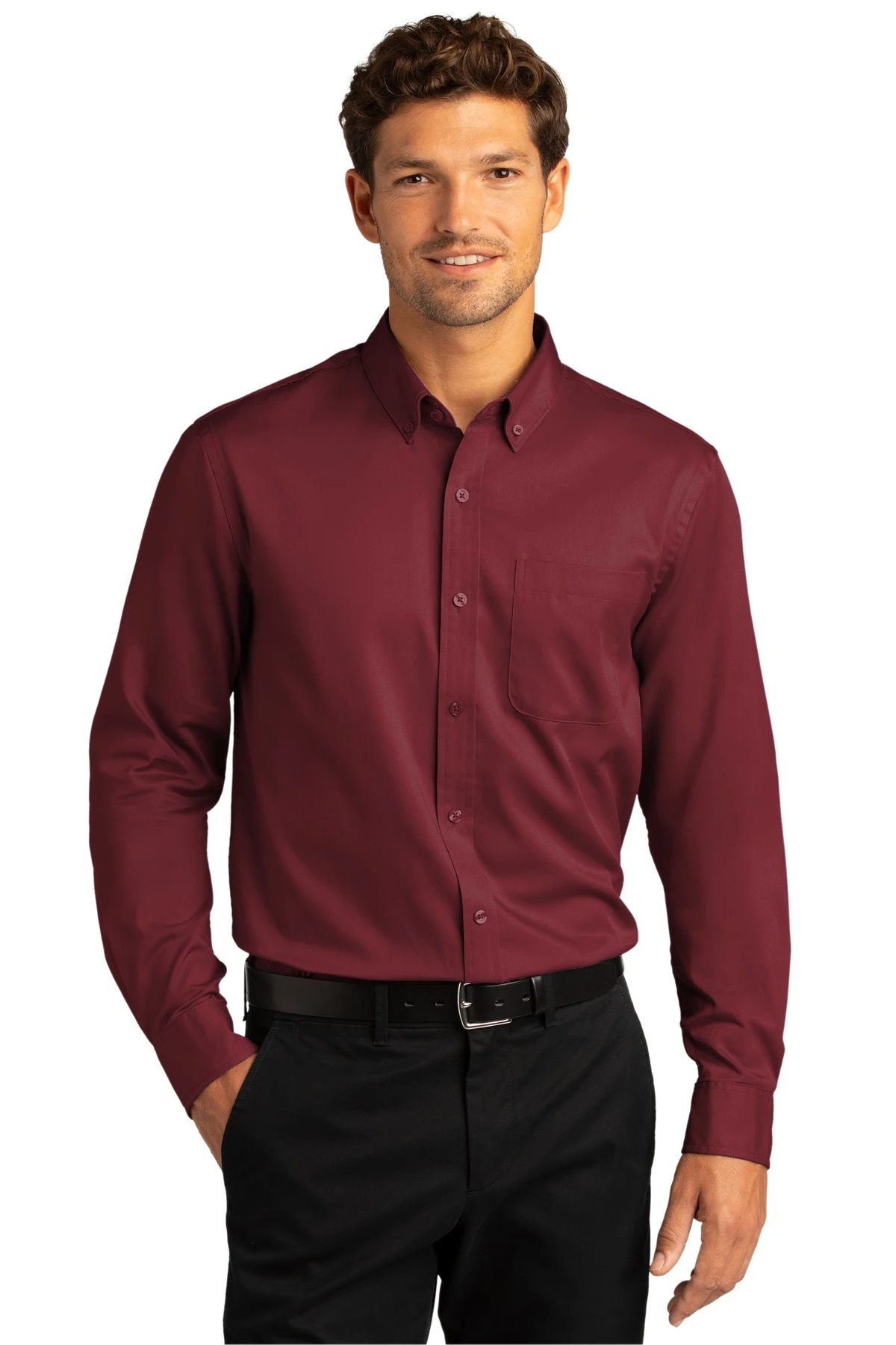 Long Sleeve SuperPro React™ Twill Shirt 12 Long Sleeve SuperPro React™ Twill Shirt - Image 10
