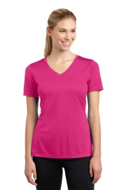 Ladies PosiCharge Competitor V-Neck Tee -Jiffyshirts Sales Store c35ff890727fa9
