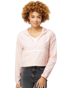 Women's Lightweight Pullover Crop Windbreaker -Jiffyshirts Sales Store c417d9afc6dc30