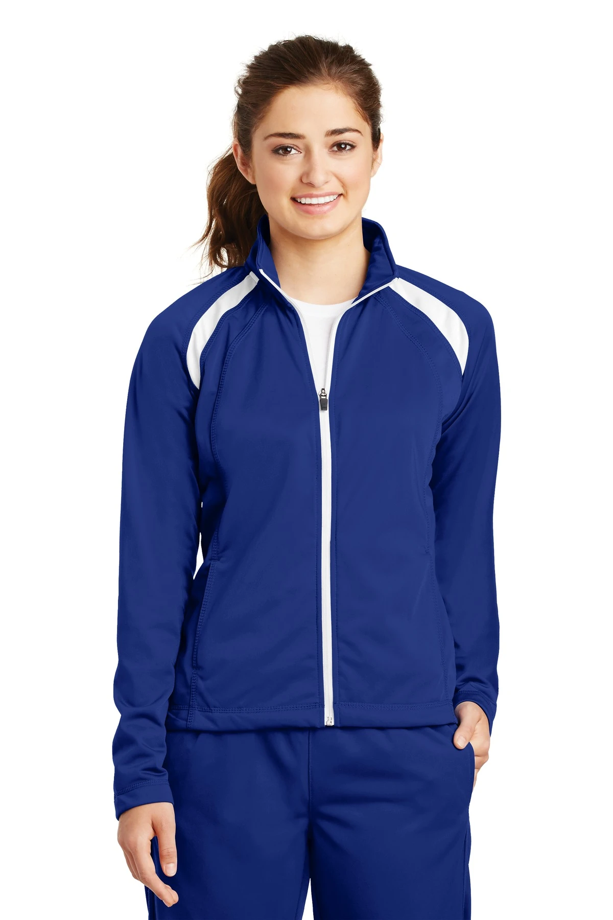 Ladies Tricot Track Jacket 6 Ladies Tricot Track Jacket - Image 4