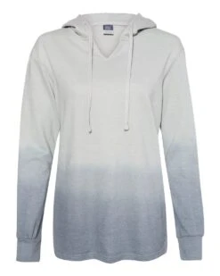 Women's French Terry Ombré Hooded Sweatshirt -Jiffyshirts Sales Store c56bf980325947