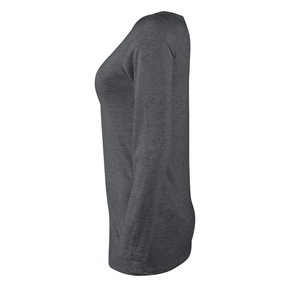 Platinum Ladies Tri-Blend Long Sleeve Scoop Neck Tee 6 Platinum Ladies Tri-Blend Long Sleeve Scoop Neck Tee - Image 4