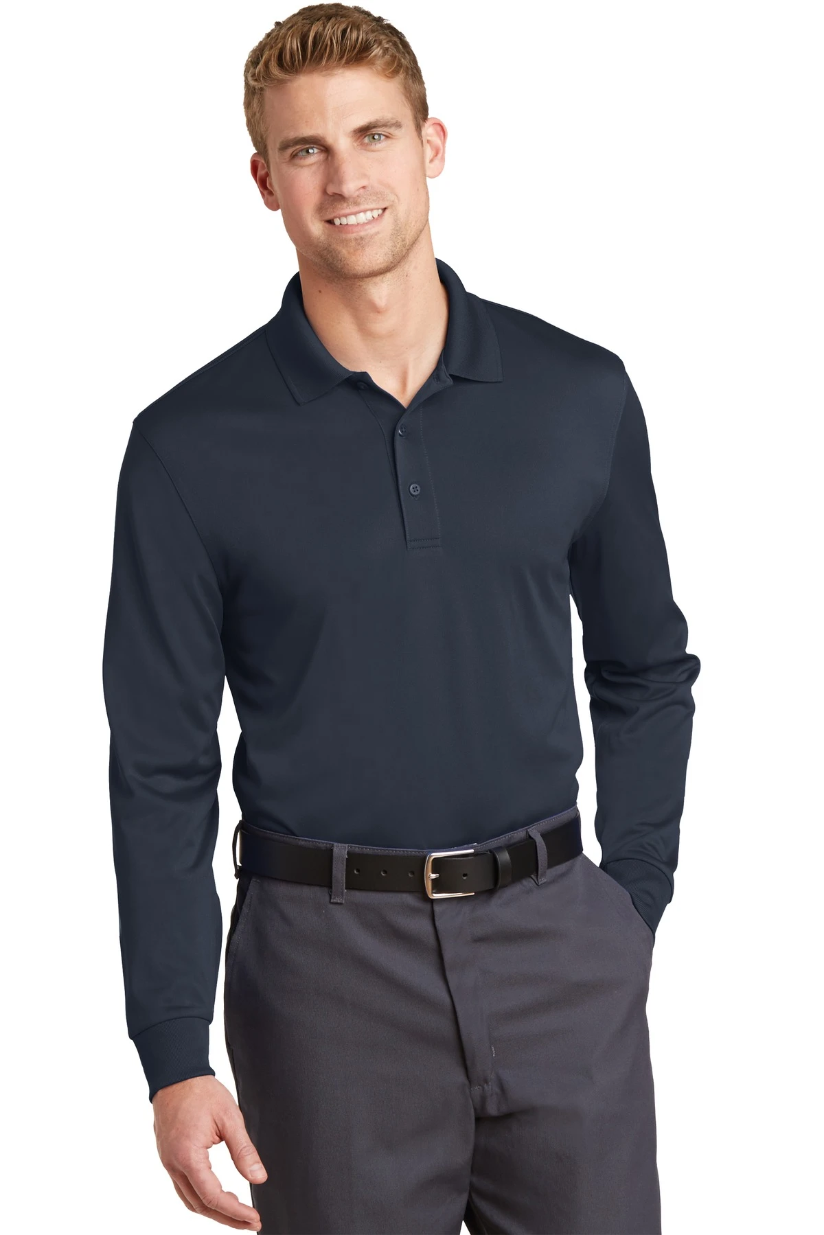 Select Snag-Proof Long Sleeve Polo 10 Select Snag-Proof Long Sleeve Polo - Image 8