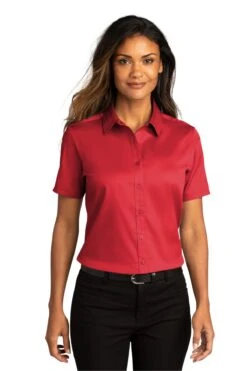Ladies Short Sleeve SuperPro React ™ Twill Shirt 30 Ladies Short Sleeve SuperPro React ™ Twill Shirt -Jiffyshirts Sales Store c65ae49454da6a