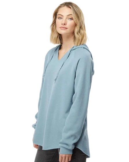 Women’s Lightweight California Wave Wash Hooded Sweatshirt 4 Women’s Lightweight California Wave Wash Hooded Sweatshirt - Image 2
