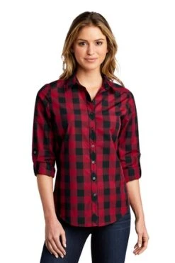 Ladies Everyday Plaid Shirt