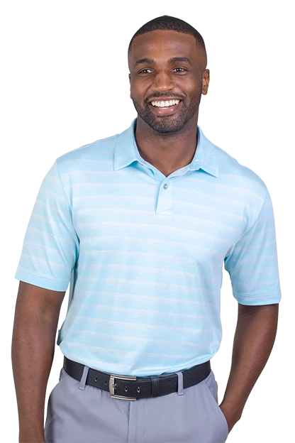 Greg Norman Unisex LAB Stripe Polo 8 Greg Norman Unisex LAB Stripe Polo - Image 6