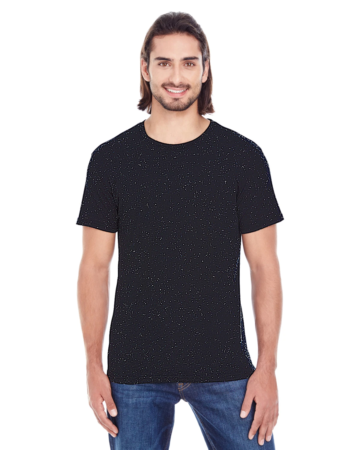 Unisex Men's Triblend Fleck Short-Sleeve T-Shirt 6 Unisex Men's Triblend Fleck Short-Sleeve T-Shirt - Image 4