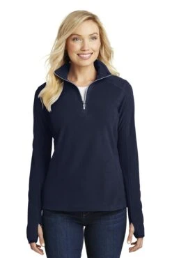 Ladies Microfleece 1/2-Zip Pullover 13 Ladies Microfleece 1/2-Zip Pullover -Jiffyshirts Sales Store c986b2c5a3324e